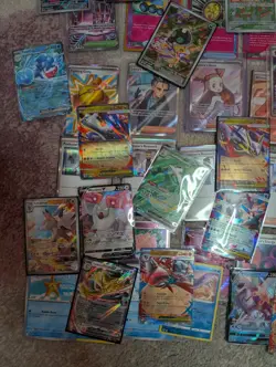 Pokemon 90+ Pokemon TCG Trading Cards Collection, Big Hits Included 636996769661 - Image 3