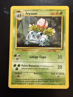 Pokemon TCG Ivysaur Base Set, Unlimited Uncommon Card 30/102 - Image 1