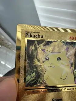 PIKACHU 2021 POKEMON CELEBRATIONS #58/102 GOLD METAL CARD ULTRA PREMIUM COLL - Image 4
