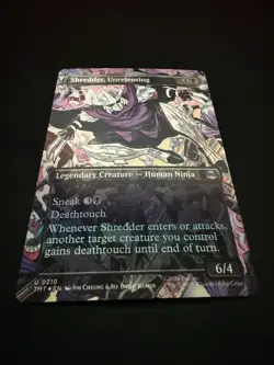 Shredder Unrelenting #210 Borderless MTG Teenage Mutant Ninja Turtles Card NM - Image 3