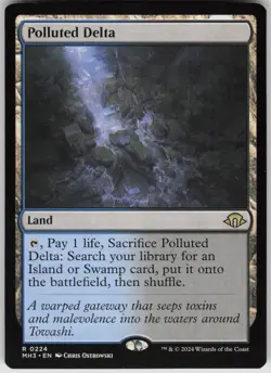 MTG Polluted Delta Normal NM Modern Horizons 3 Magic 224 - Image 1