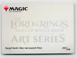 MTG Lord Of The Rings Art Series Nazgul Battle-Mace x1 NM 20/24 - Image 2