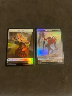 x2 Sand Warrior Token FOIL [Dominaria United] 2x Magic MTG Cards LP - Image 2