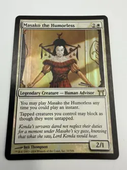 Masako the Humorless Foil – Champions of Kamigawa MP MTG FOIL Mtg - Collect - Image 1
