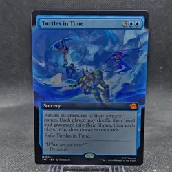 Turtles In Time Extended Art Teenage Mutant Ninja Turtles TMNT MTG TMT - Image 1