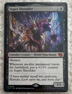 Magic: The Gathering Super Shredder Legendary Creature TMT 0083 1/1 EN TMNT - Image 1