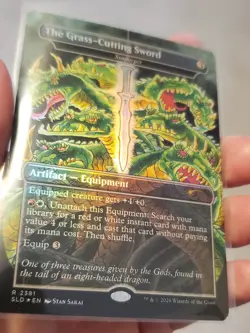 mtg FOIL Sunforger - The Grass-Cutting Sword - Stan Sakai Secret Lair Usagi TMNT - Image 1