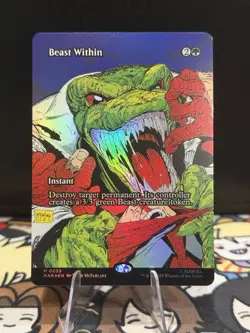 MTG: Spider-Man - Beast Within (Borderless) Eternal-Legal Foil 0033 - NM+ - Image 1
