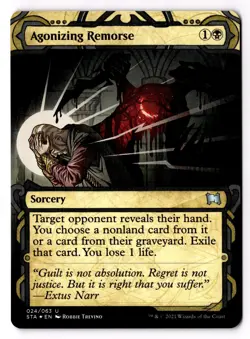 Agonizing Remorse (Foil Etched) 24 Strixhaven: Mystical Archives Foil NM - Image 1