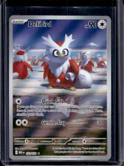 2025 Pokemon Mega Evolution Delibird Illustration Rare #152/132 - Image 1