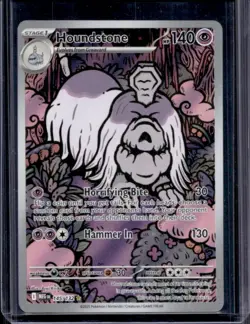 2025 Pokemon Mega Evolution Houndstone Illustration Rare #145/132 - Image 1