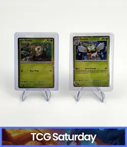 POKEMON DECIDUEYE EX BOX PROMOS ROWLET #013 & DARTRIX #014 COSMO HOLOS LOT OF 4 - Image 1