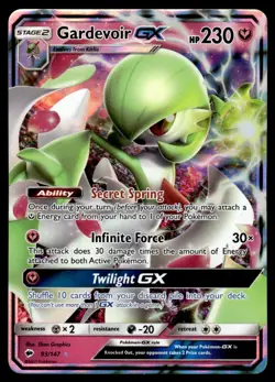 2017 Sun & Moon - Burning Shadows Gardevoir-GX Stage 2/Rare Holo GX #93 - Image 1
