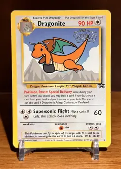 Dragonite Wizards Black Star Promos 5 Regular Promo Pokemon TCG - Image 1