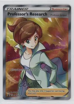 Professor's Research Pokemon Sword & Shield Black Star #SWSH152 - Image 1