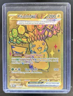 2025 Pokemon Prismatic Evolutions Pikachu ex #179/131 - Image 1