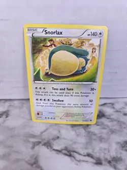 Pokemon TCG Fates Collide XY - Snorlax (77/124) Non-Holo - Image 1