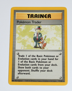 Pokemon Trader #77/102 Base Set Regular, Ungraded, Excellent to NM - Image 1