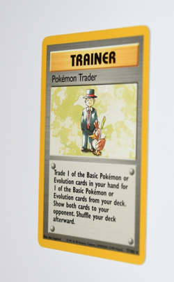Pokemon Trader #77/102 Base Set Regular, Ungraded, Excellent to NM - Image 2