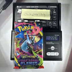 22.64g Mega Evolution Phantasmal Flames Pokemon Booster Pack - Sealed - Image 1