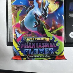 22.64g Mega Evolution Phantasmal Flames Pokemon Booster Pack - Sealed - Image 2