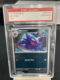 HAUNTER 2025 HOLO FOIL #055/94 Pokemon Card GRADED 10 TCG CCG - Image 1