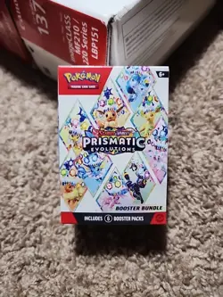 Pokemon TCG Scarlet & Violet Prismatic Evolutions Booster Bundle Factory Sealed - Image 1