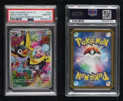 Iono's Wattrel Japanese Pokemon Scarlet & Violet (SV-P) PSA 10 GEM MT - Image 3