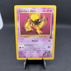 Pokemon Sabrina's Abra 19/53 Wotc Promo Regular - Image 1