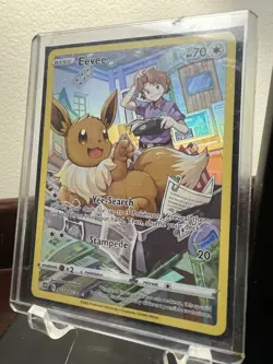 Eevee TG11/TG30 Ultra Rare Full Art Holo Brilliant Stars Trainer Gallery Pokemon - Image 4