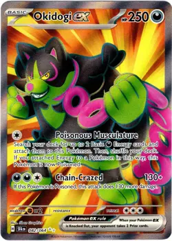 Okidogi ex 082/064 - Pokemon TCG Shrouded Fable Full Art Ultra Rare - NM - Image 1