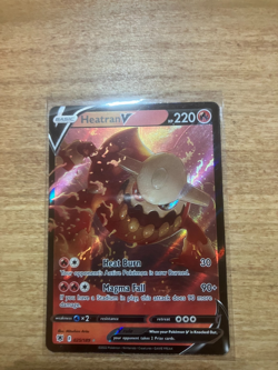 Pokemon Heatran V 025/189 Astral Radiance Holo Rare P. Fresh - Image 1