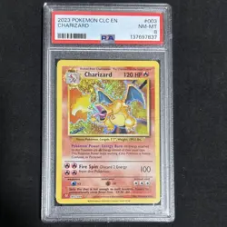 Pokemon Charizard 003/034 Trading Card Game Classic collection Holo PSA 8 - Image 1