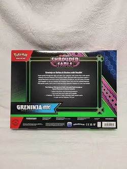 Pokemon TCG - Shrouded Fable Greninja EX Special Illustration Box - Sealed - Image 2