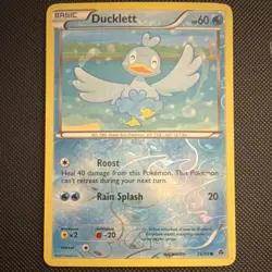 Pokemon Ducklett 26/98 Emerging Powers 2011 Basic Common Regular TCG Card - Image 1