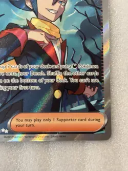 Grimsley's Move - 120/094 Ultra Rare Holo ME02: Phantasmal Flames Pokemon NM - Image 4