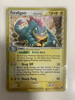 Pokemon TCG Feraligatr Delta Species 2/101 Dragon Frontiers Holo Rare - Image 1