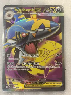 Mega Sharpedo ex 113/094 (NM) - ME02: Phantasmal Flames - Ultra Rare - Pokemon - Image 1