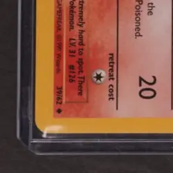 1999 POKEMON FOSSIL #39/62 MAGMAR - Image 4