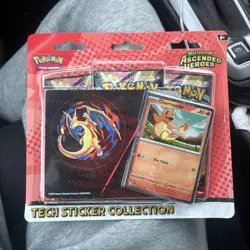 Pokemon TCG Mega Evolution—Ascended Heroes Tech Sticker Promo 3-Pack Charizard - Image 1