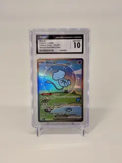POKEMON Mew EX 2024 SV Paldean Fates 232/091 SIR Bubble Mew ENG CGC 10 Gem Mint - Image 1
