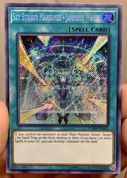 Yugioh Sky Striker Maneuver Jamming Waves DASA-EN032 Secret Rare NM w/Tracking - Image 1