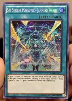 Yugioh Sky Striker Maneuver Jamming Waves DASA-EN032 Secret Rare NM w/Tracking - Image 2