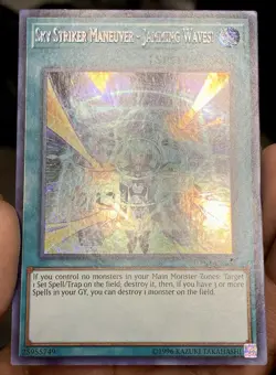 Yugioh Sky Striker Maneuver Jamming Waves DASA-EN032 Secret Rare NM w/Tracking - Image 3