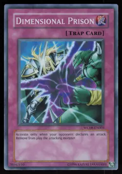 Dimensional Prison WC08-EN003 Super Rare Yu-Gi-Oh - Image 1
