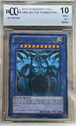 2010 Yu-Gi-Oh Legendary Coll. OBELISK THE TORMENTOR Limited Edition BCCG 10 - Image 1