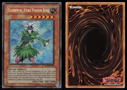 Elemental Hero Poison Rose PP02-EN006 Secret Rare Yu-Gi-Oh - Image 3