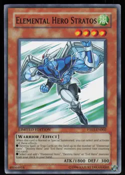 Elemental HERO Stratos PT03-EN002 Common / Short Print Yu-Gi-Oh - Image 1