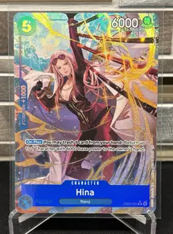 One Piece TCG ENGLISH Hina EB03-025 ALT ART Heroine’s Edition Extra Booster - Image 1