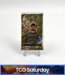 2005 BANDAI ONE PIECE CGG: THE QUEST BEGINS ENGLISH BOOSTER PACK SEALED - Image 1
